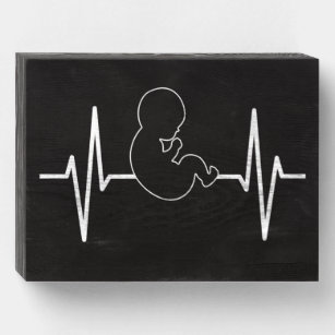 Pro-Life Baby Heartbeat Pulse EKG:Foi chrétienne