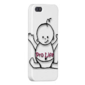 Pro Life-Baby iPhone Hoesje (Achterkant Rechts)