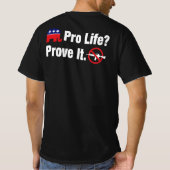 Pro Life? Bewijs het - Ban Assault Weapons - 2 Sid T-shirt (Achterkant)