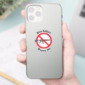 Pro Life? Bewijs het! - Pistool Control Sticker (Telefoon)