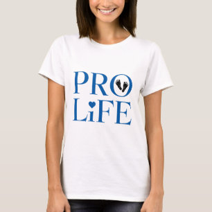 Pro Life Blauw T-shirt