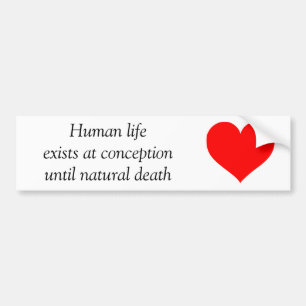 Pro-life Bumpersticker