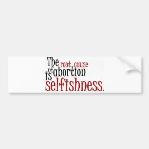 Pro-Life-Bumpersticker Bumpersticker