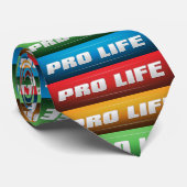 Pro Life Collage Stropdas (Opgerold)