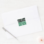 "Pro-Life en Christelijke" Stickers (Envelop)