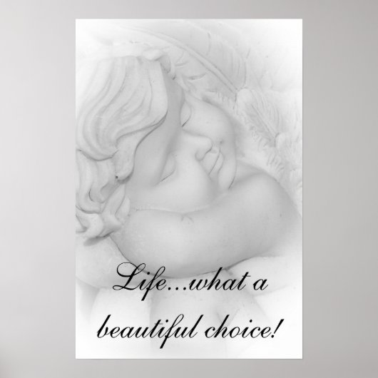 Pro-Life Engel Poster (Voorkant)