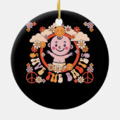 Pro Life Hippie Save the Babies Pro Life Generatio Keramisch Ornament (Achterkant)