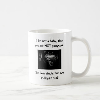 Pro-life mok (baby-echografie)