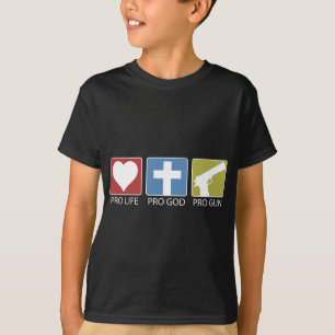 Pro Life, Pro God, Pro Pistool T-shirt