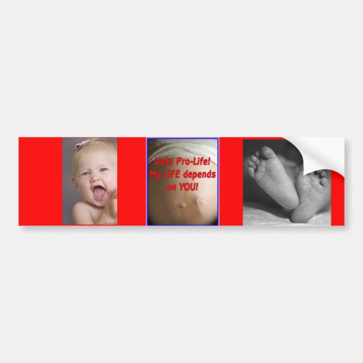 Pro-life sticker (Voorkant)