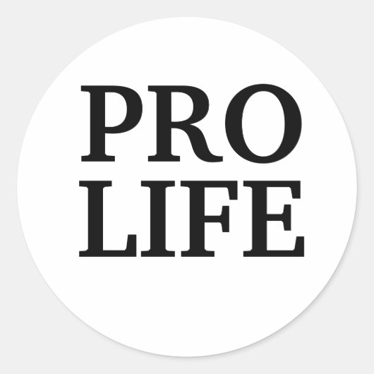 Pro Life Stickers (Devant)