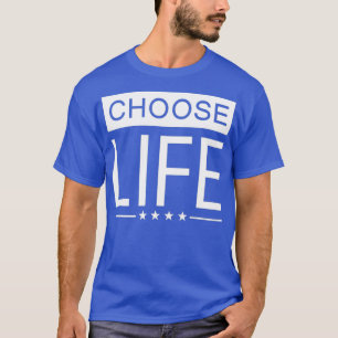 Pro Life T Mannen Kies voor het leven T-shirt