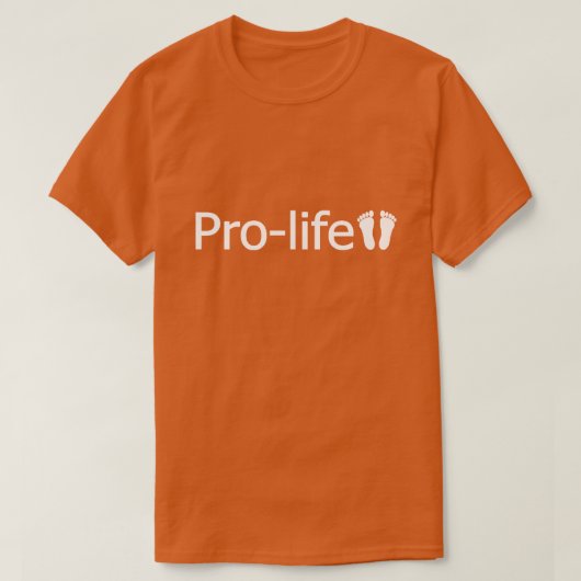 Pro-life T-shirt (Design voorkant)