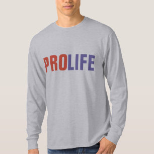 PRO-LIFE, T-shirten T-shirt met anti-abortus
