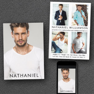 Pro Model Actor 5 Foto's Comp Kaart