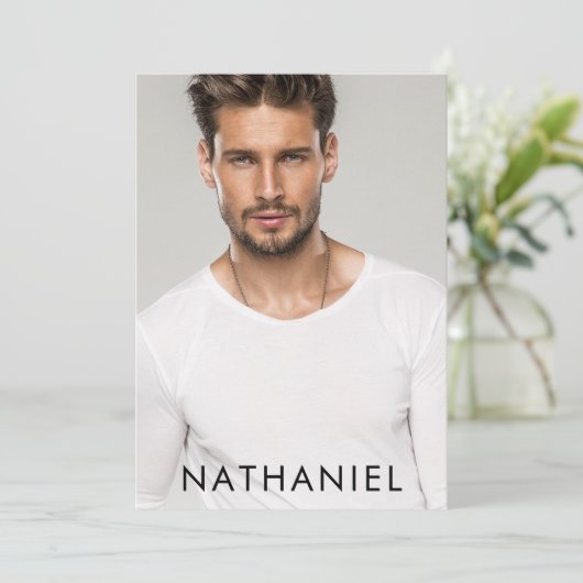 Pro Model Actor 5 Foto's Comp Kaart (Staand voorkant)