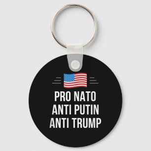 Pro-NAVO - Anti-Poetin - Anti-Trump - , Small Sleutelhanger