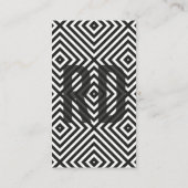 Pro Noir et Blanc avec Carte de visite Noir (Dos)