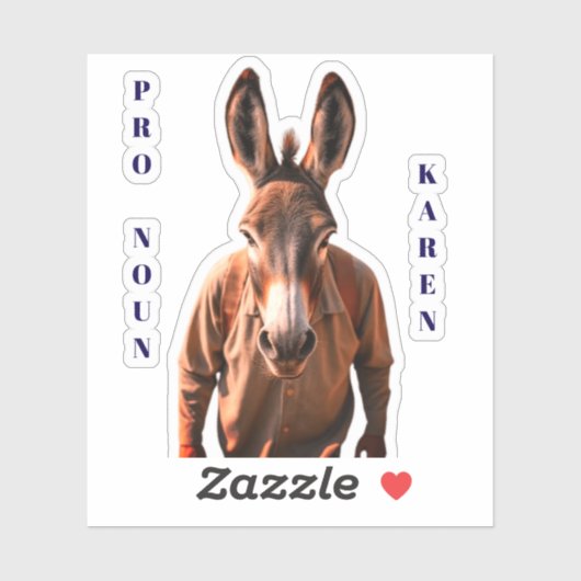 PRO NOUN KAREN STICKER (Vel)