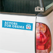 Pro-Obama-acteurs voor Obama Bumpersticker (Op Truck)