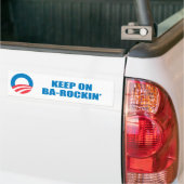 Pro-Obama - HOUD OP BA-ROCKIN' Bumpersticker (Op Truck)