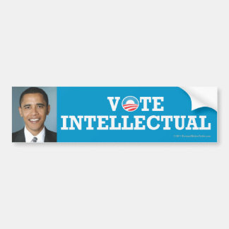 Pro-Obama sticker Intellectueel