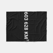 Pro Oekraïne Fleece Deken (Voorkant (Horizontaal))
