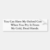 Pro Oxford Comma Bumpersticker (Voorkant)