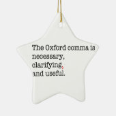 Pro-Oxford Comma Keramisch Ornament (Rechts)