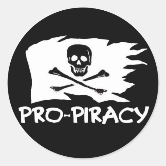 "Pro Pirate" sticker (Voorkant)
