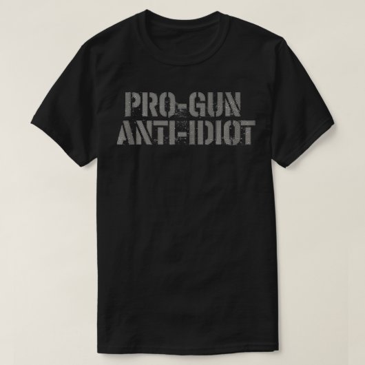 Pro Pistool anti-diureot T-shirt (Design voorkant)