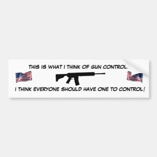 Pro-pistool Bumpersticker
