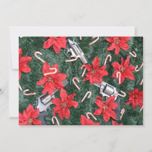 Pro Pistool kerst Feestdagenkaart