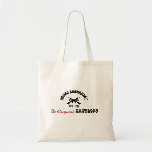 PRO-PISTOOL: ORIGINELE HOMELANDZEKERHEID 2e AMENDE Tote Bag (Voorkant)