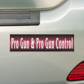 Pro Pistool Pro de Bumpersticker van de Controle v (Op auto)