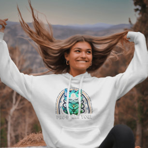 Pro-purr Yogi Kat Liefhebber Yoga Meditatie Regenb Hoodie