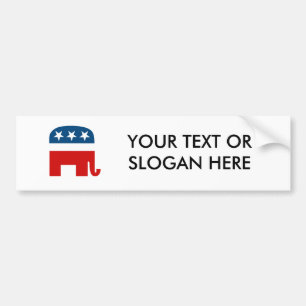 Pro-Republikein/anti-democraat Bumpersticker