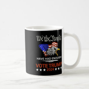 Pro Republikeinse stem Trump 2024 Wij het volk heb Koffiemok
