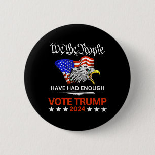 Pro Republikeinse Stem Trump Wij Het Volk Hebben E Ronde Button 5,7 Cm