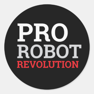 PRO ROBOT RONDE STICKER