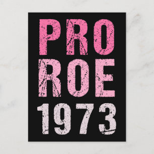 Pro Roe 1973 Briefkaart