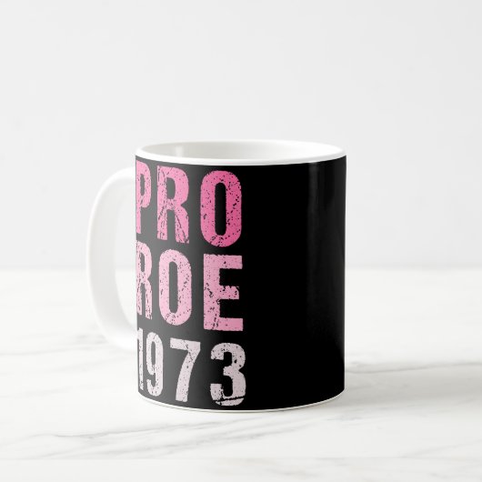 Pro Roe 1973 Koffiemok (Voorkant links)