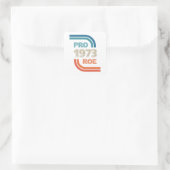 Pro Roe 1973, Pro 1973 Roe Vierkante Sticker (Tas)