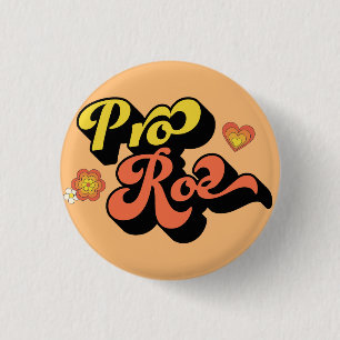 Pro Roe Retro Ronde Button 3,2 Cm