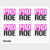 Pro Roe Vierkante Sticker (Vel)