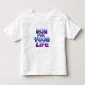 Pro Running Motivation Kinder Shirts (Voorkant)