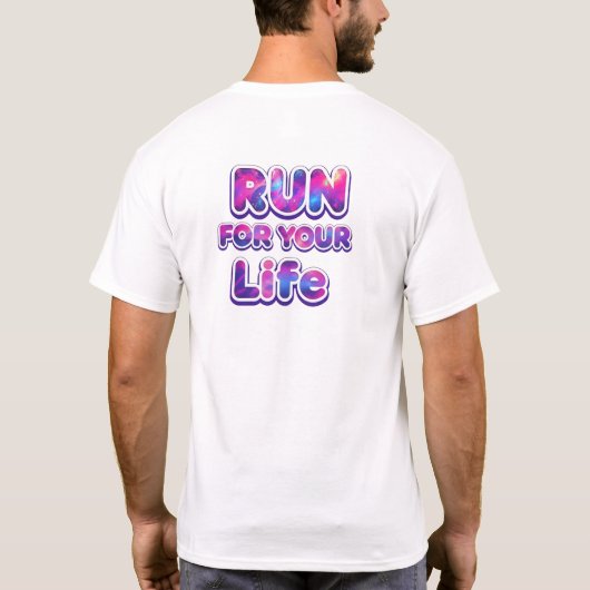 Pro Running Motivation T-shirt (Achterkant)