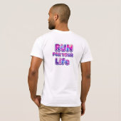 Pro Running Motivation T-shirt (Achterkant volledig)