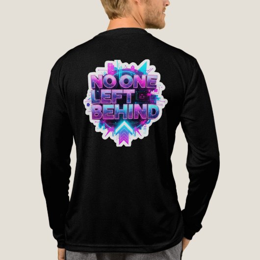 Pro Running Motivation Tri-Blend Shirt (Achterkant volledig)