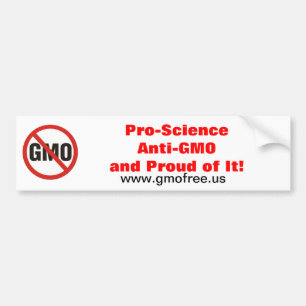 Pro-Science Anti-GGO-Bumpersticker Bumpersticker